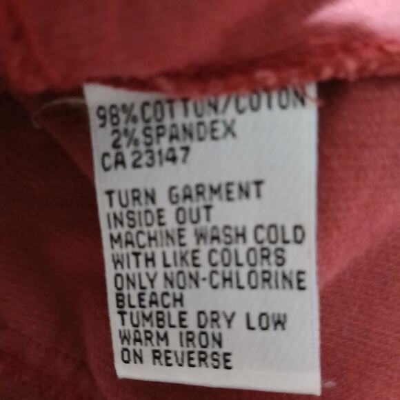 Talbots Petites Stretch Medium Raspberry Corduroy Cotton/Spandex Blend Jacket - Picture 14 of 15